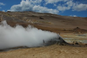 Fumerole en Islande